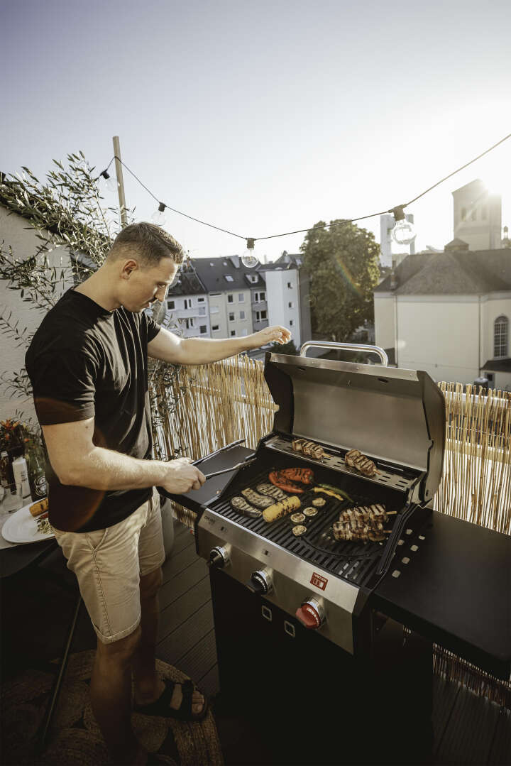 Enders Gasgrill Chicago Next 3 R Turbo inkl. Wetterschutzhülle